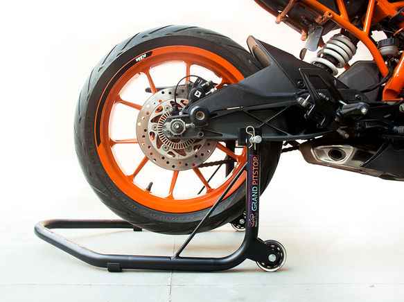 Paddock Stand Rear - Black - Grandpitstop - Riders Junction