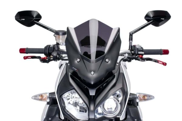 PUIG Windscreen for BMW S1000R (2017-19) - Dark Smoke - Riders Junction