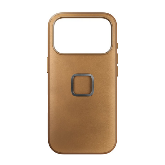 Peak Design Everyday Clarino Case For Iphone 17 Pro (Tan) - PD-M-MC-CF-BR-1