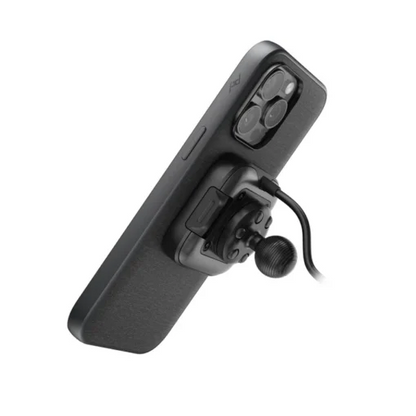Peak Design Mobile Black Motorcycle Mount 1″ Ball Adapter: Locking & Charging (PD-M-MM-AE-BK-1)
