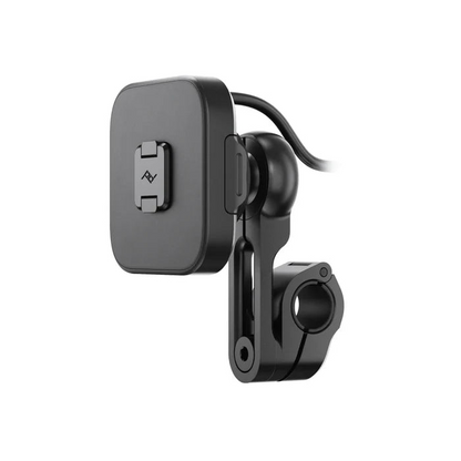Peak Design Motorcycle Mirror Mount Qi2 Charging (Black) - PD-M-MM-AK-BK-1