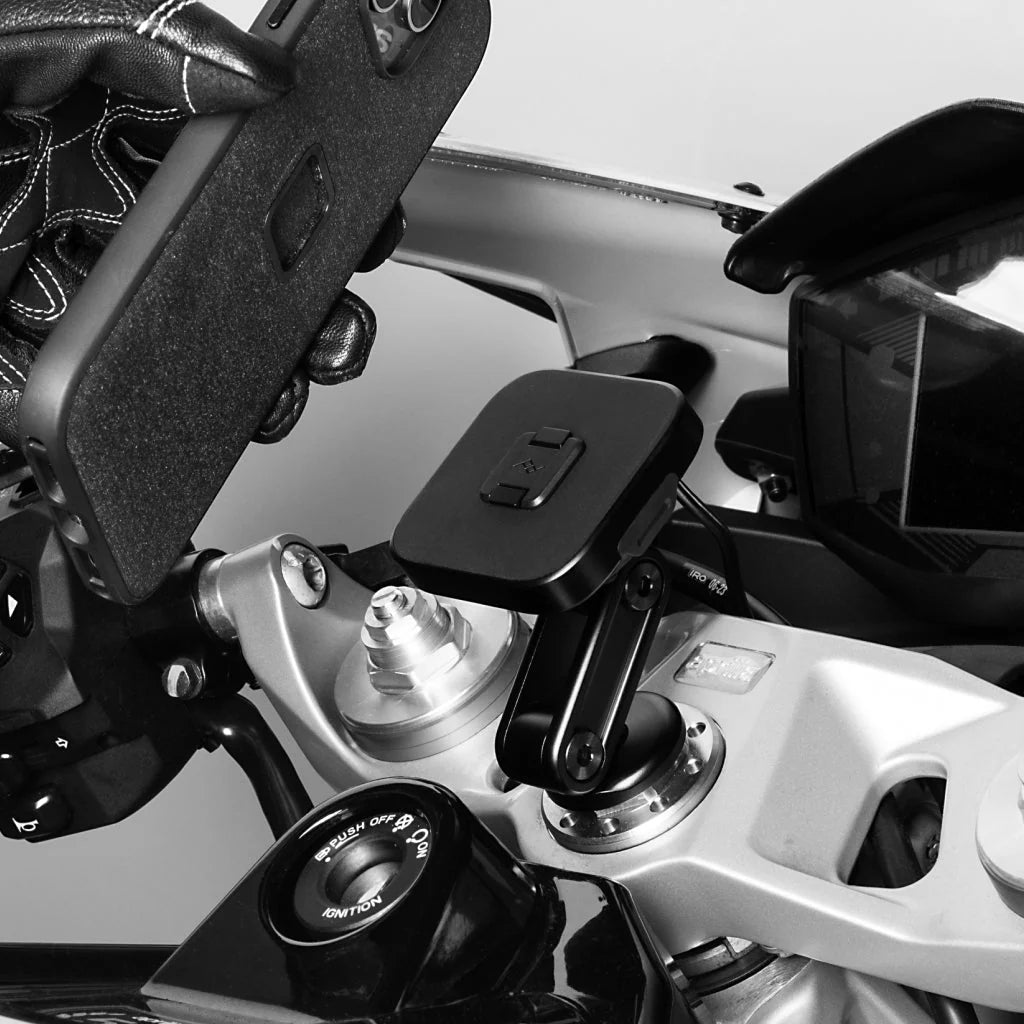 Peak Design Motorcycle Stem Mount Qi2 (Black) - PD-M-MM-AH-BK-1