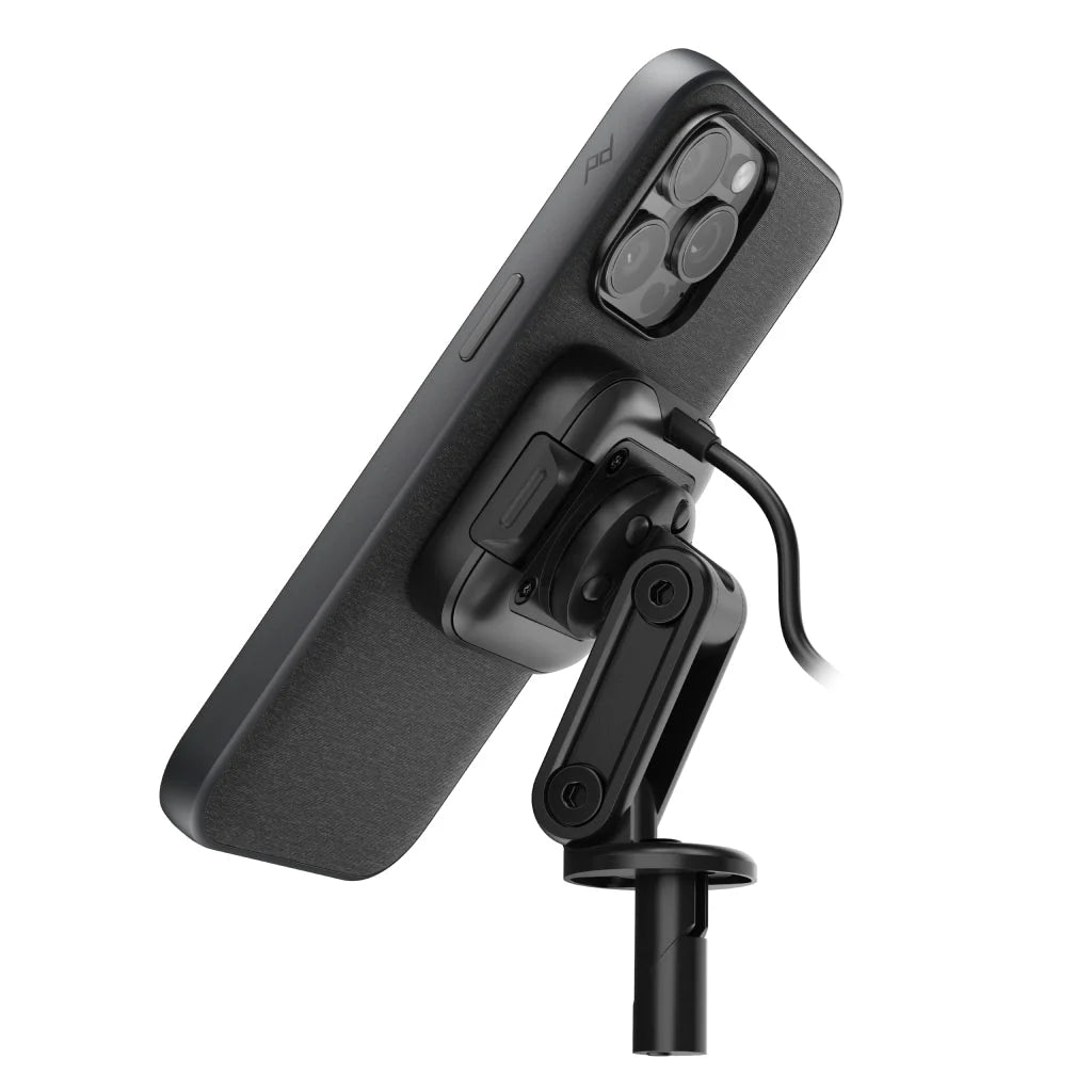 Peak Design Motorcycle Stem Mount Qi2 (Black) - PD-M-MM-AH-BK-1