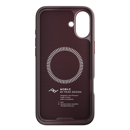 Peak Design iPhone 16 plus Everyday Fabric Phone Case (Eclipse) - PD-M-MC-BT-EP-1