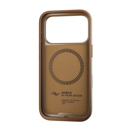 Peak Design Everyday Clarino Case For Iphone 17 Pro (Tan) - PD-M-MC-CF-BR-1