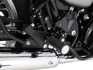 Pillion Footrest lowering Kit Kawasaki W800 Street-Cafe Ergonomics - Hepco Becker - 42152541 00 01