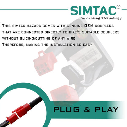 Bajaj Dominar 250 | Compatible | Simtac | PNP Hazard Flasher