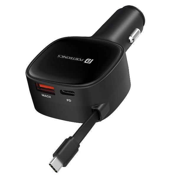 Portronics-Car Power Retracto 84w Car Charger (POR 1876)