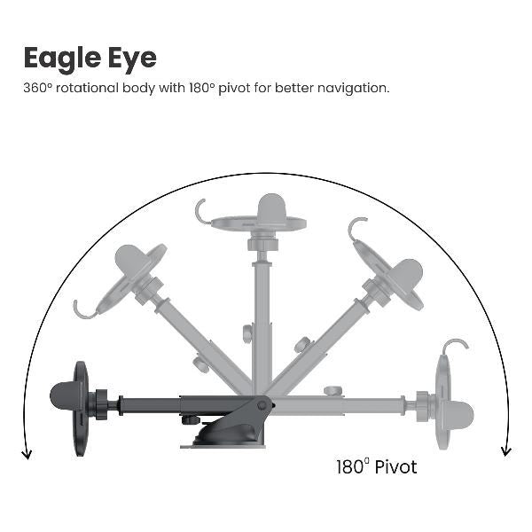 Portronics-Clamp M2 Mobile Holder-Black (POR 1609)