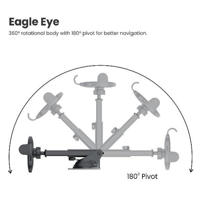 Portronics-Clamp M2 Mobile Holder-Black (POR 1609)