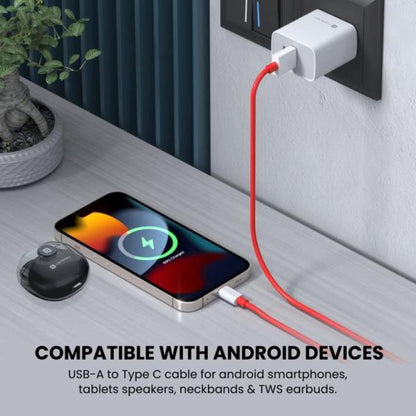 Portronics Konnect Dash Pro (Cable) Red - POR 1821