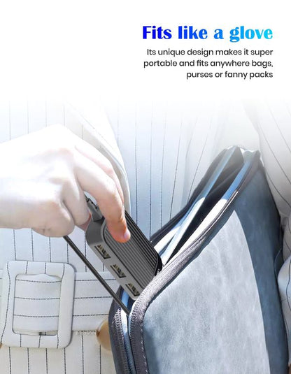 Portronics Mport 4d USB Hub-Black (POR 1634)