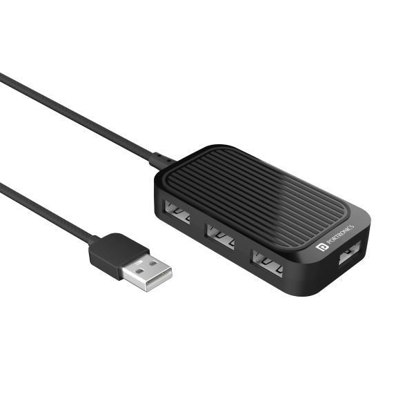 Portronics Mport 4d USB Hub-Black (POR 1634)