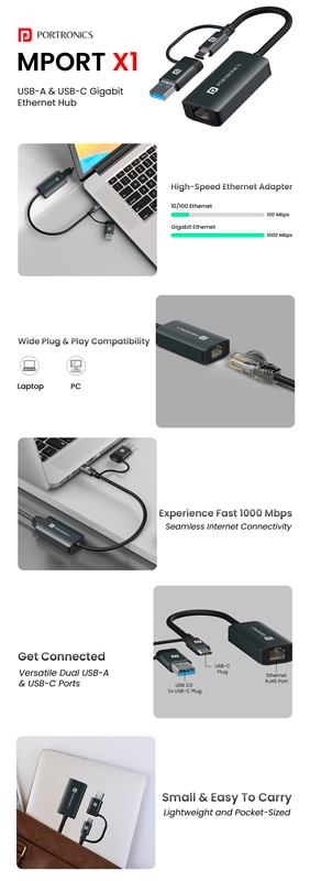 Portronics-Mport X1-Black (POR 2041)