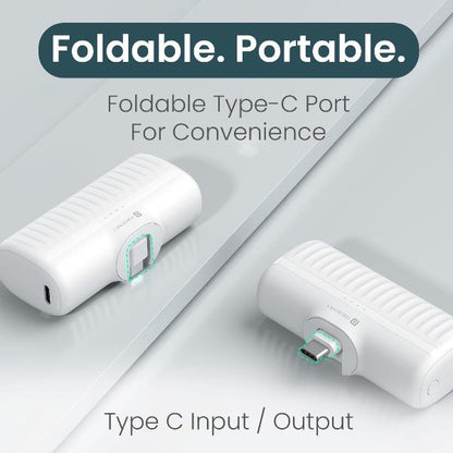 Portronics-Power Pebble 5000 Mah-White (POR 2262)