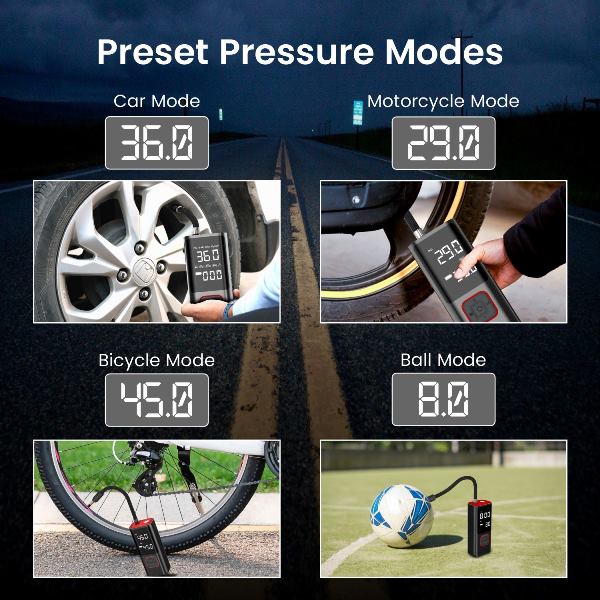 Portronics-Vayu 2.0 Tyre Inflator (POR 2319)