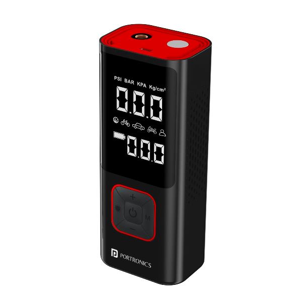 Portronics-Vayu 2.0 Tyre Inflator (POR 2319)