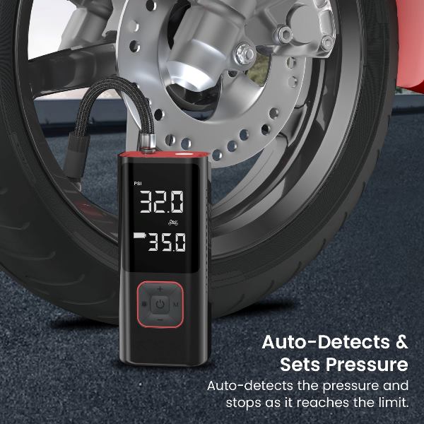 Portronics-Vayu 2.0 Tyre Inflator (POR 2319)