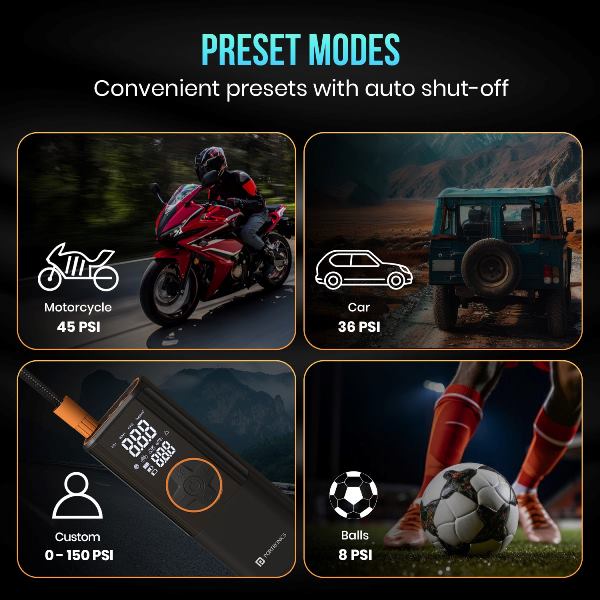 Portronics Vayu 4.0 Tyre Inflator