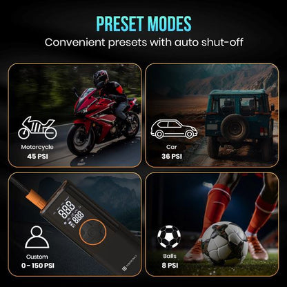 Portronics Vayu 4.0 Tyre Inflator