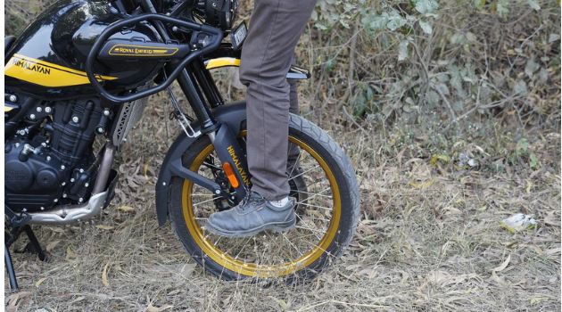 Premium Aluminium Fork Sliders for Himalayan 450 - Polished Silver -  Carbon Racing