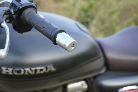 Premium CNC bar end mirror polish honda cb 350