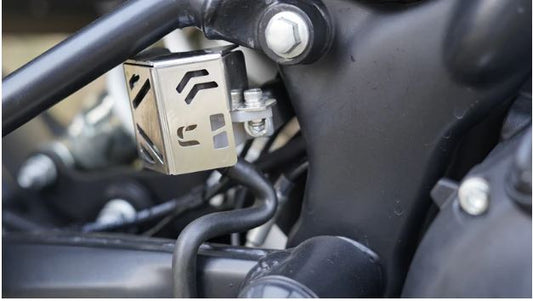 Premium Rear Brake Reservoir Protector for  - SS - Carbon Racing For HIMALAYAN 450