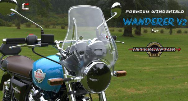 Premium Windshield for Royal Enfield Interceptor 650 V2 (Version 2) - Riders Junction