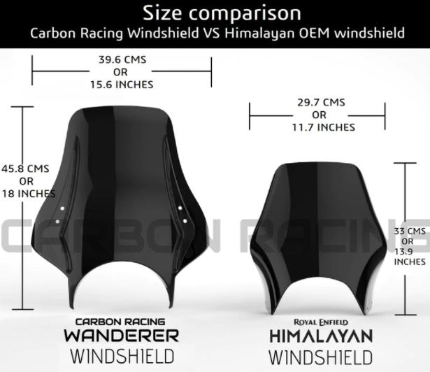 Premium Windshield for Royal Enfield Interceptor 650 V2 (Version 2) - Riders Junction