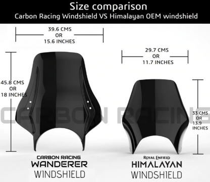 Premium Windshield for Royal Enfield Interceptor 650 V2 (Version 2) - Riders Junction