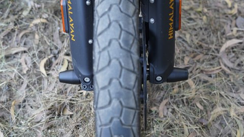 Premium aluminium fork sliders for himalayan 450 black