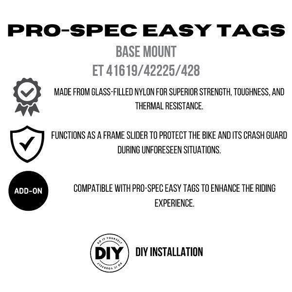 Pro-Spec Easy Tag Base Mount for Bajaj Avenger Cruise 220- ET42225