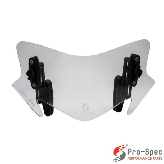 Pro-spec Easy Ride Windshield Extender Clip-on for Kawasaki Versys 300 - ER750