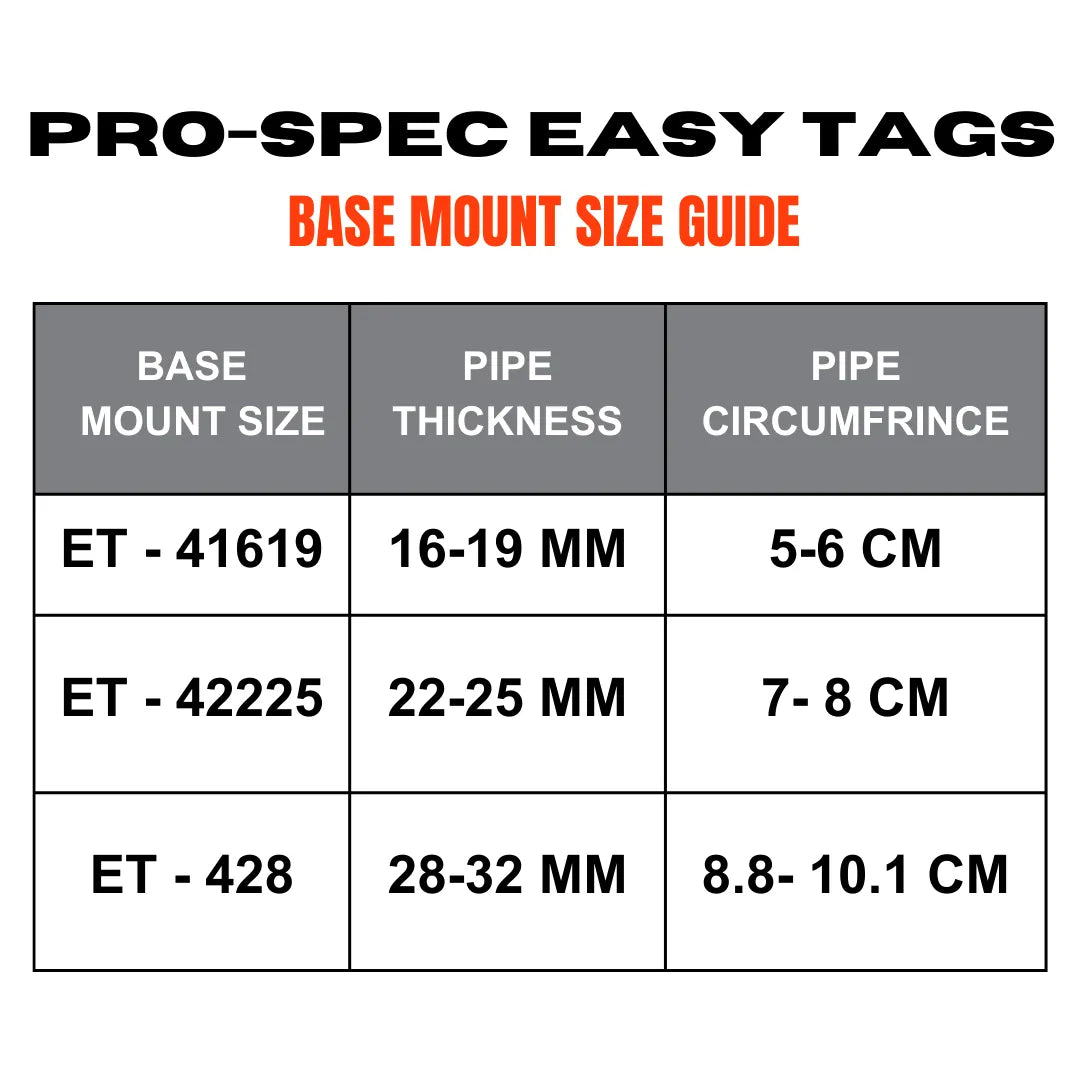 Pro-Spec Easy Tag Base Mount Dominar 250 - ET 41619