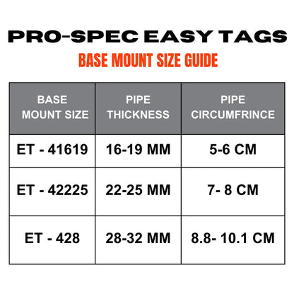 Pro-Spec Easy Tag Base Mount Dominar 250 - ET 41619