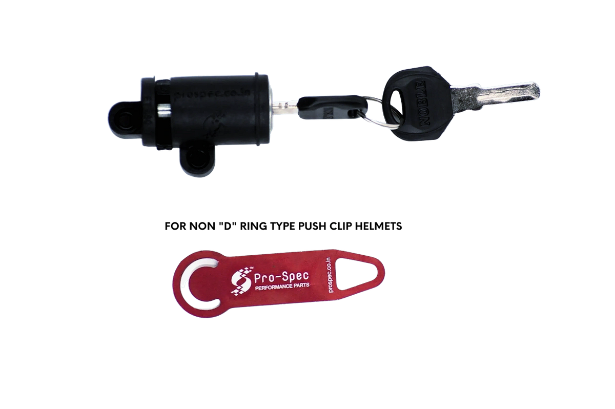 ProSpec Easy Tags Helmet Lock - Push Clip Helmets
