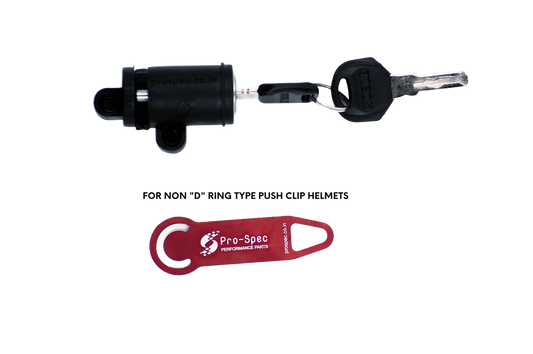 ProSpec Easy Tags Helmet Lock - Push Clip Helmets