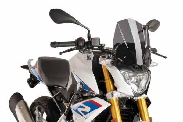 Puig - Windscreen for BMW G310R (2018-21) - Dark Smoke - Riders Junction