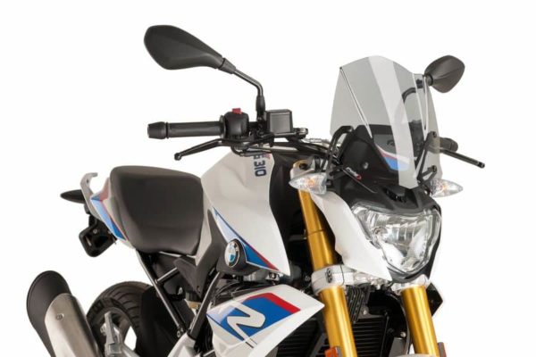 Puig - Windscreen for BMW G310R (2018-21) - Light Smoke - Riders Junction