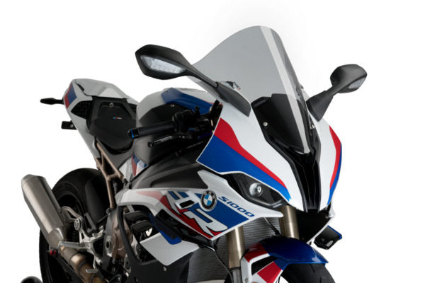 Puig - Windscreen for BMW S1000rr R-Racer (2019+) - Light Smoke - Riders Junction