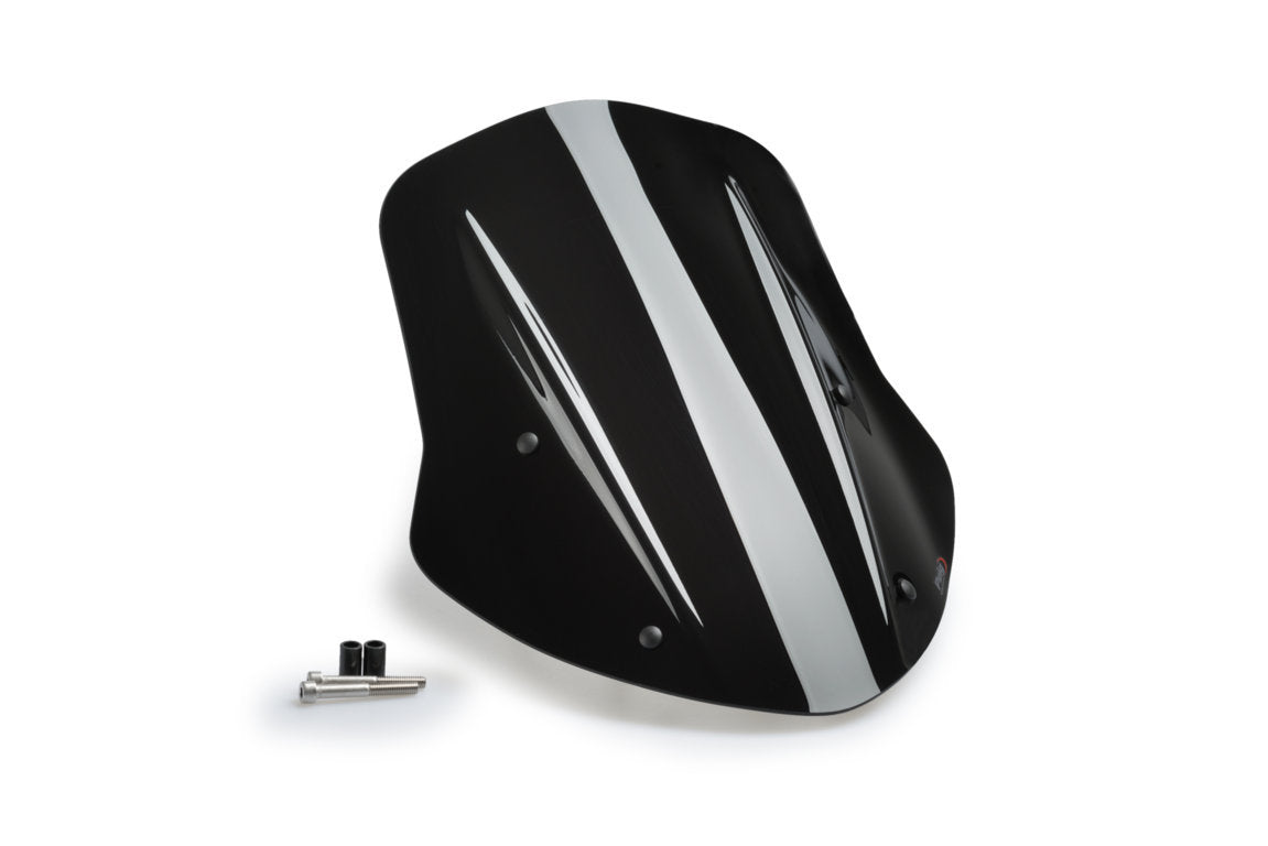 Puig - Windscreen for Ducati Diavel 1260 Touring (2019-21) - Black - Riders Junction
