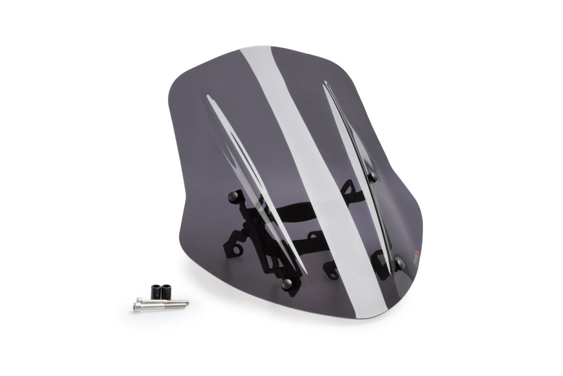 Puig - Windscreen for Ducati Diavel 1260 Touring (2019-21) - Dark Smoke