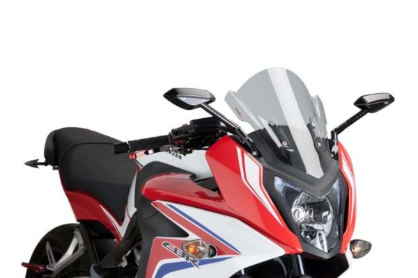 Puig - Windscreen for Honda CBR 650 F Racing (2015-18) - Light Smoke - Riders Junction