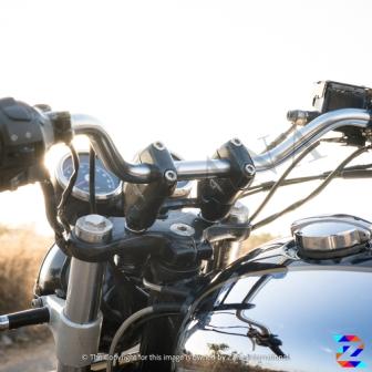 Pull Back Angular Handle Bar Riser For GT/Interceptor 650-ZANA - ZI-8119 - Riders Junction