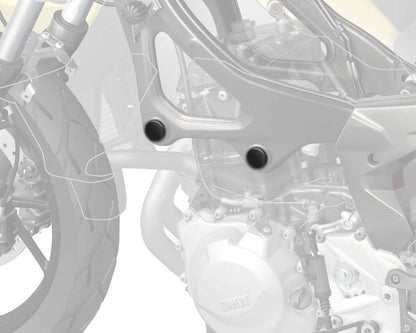Pyramid Frame Caps for BMW F750GS / F850GS / F850GSA / F900R / F900XR - 89404