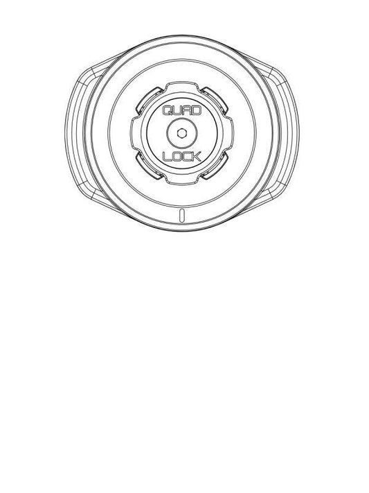 Quadlock® 12-24V Waterproof Wireless Charging Head-QLH-HW-WCH-2