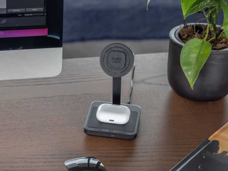 Quadlock® Dual Desktop Wireless Charger-QLM-2DWC