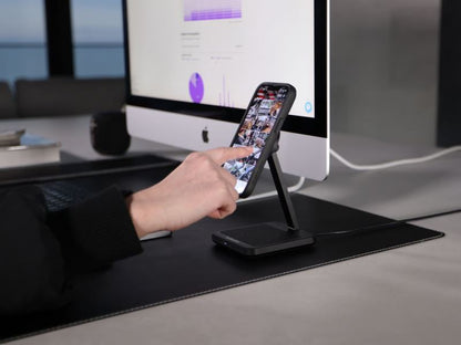 Quadlock® Dual Desktop Wireless Charger-QLM-2DWC
