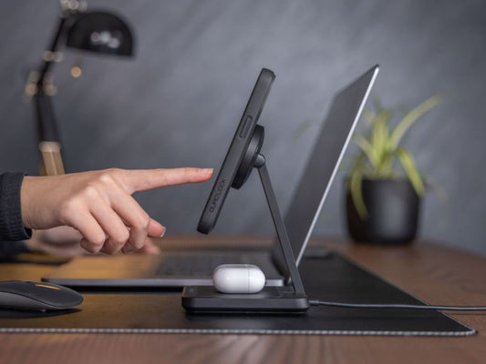 Quadlock® Dual Desktop Wireless Charger-QLM-2DWC