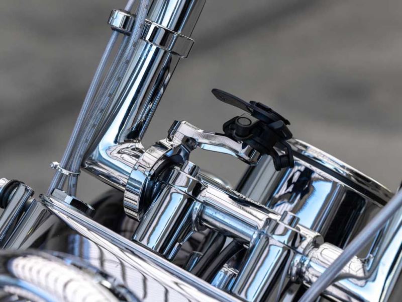 Quadlock® Motorcycle Handlebar Mount Pro Chrome-QLM-HBR-CHR
